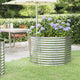 Vidaxl plantenbak 100x100x68 cm gegalvaniseerd staal zilverkleurig