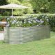 Vidaxl plantenbak 249x100x68 cm gegalvaniseerd staal zilverkleurig