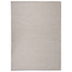 Vidaxl buitenkleed platgeweven 200x280 cm lichtgrijs