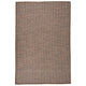 VidaXL Buitenkleed platgeweven 120x170 cm bruin