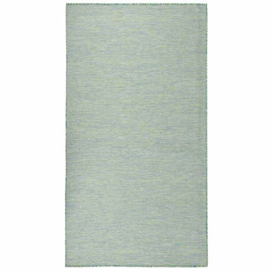 Vidaxl buitenkleed platgeweven 80x150 cm turquoise