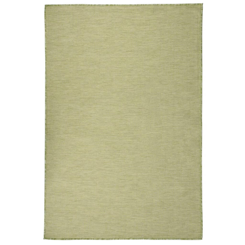 Afbeelding laden in galerijviewer, Vidaxl buitenkleed platgeweven 120x170 cm groen
