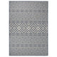 Vidaxl buitenkleed met patroon platgeweven 120x170 cm blauw