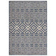Vidaxl buitenkleed met patroon platgeweven 140x200 cm blauw