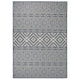 Vidaxl buitenkleed met patroon platgeweven 140x200 cm blauw