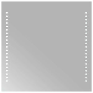 Vidaxl badkamerspiegel led 40x40 cm