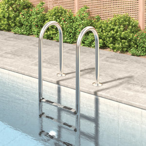 Vidaxl zwembadladder 54x38x158 cm 304 roestvrijstaal