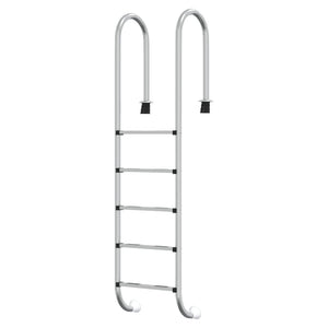 Vidaxl zwembadladder 54x38x211 cm 304 roestvrij staal