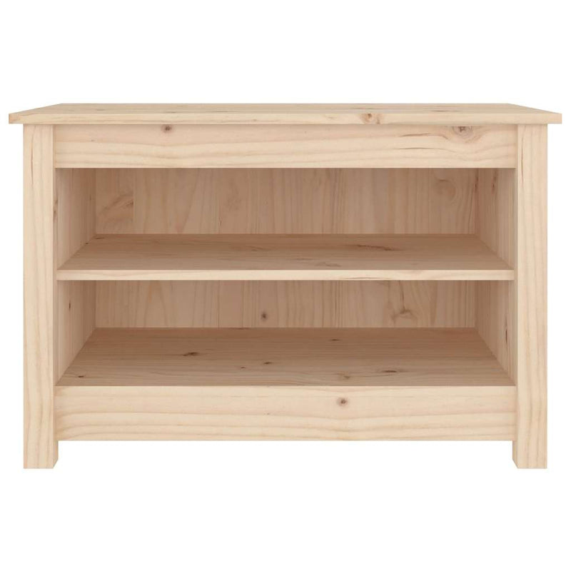 Afbeelding laden in galerijviewer, Vidaxl schoenenbank 70x38x45,5 cm massief grenenhout
