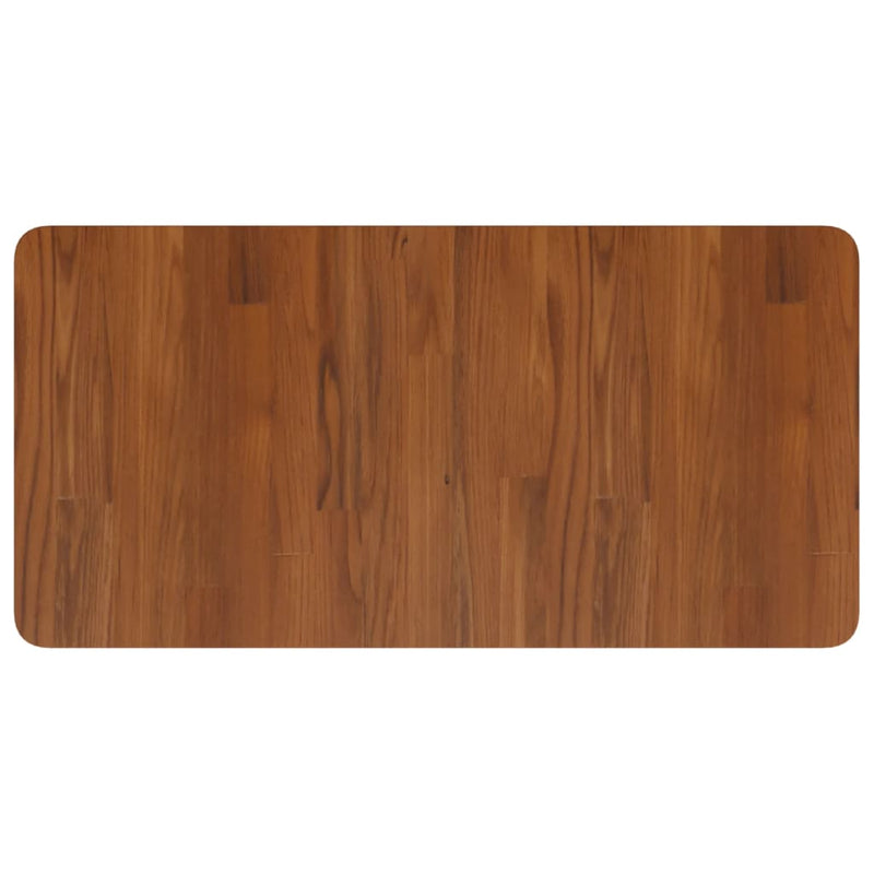 Afbeelding laden in galerijviewer, Vidaxl wastafelblad 80x40x1,5 cm behandeld massief hout donkerbruin
