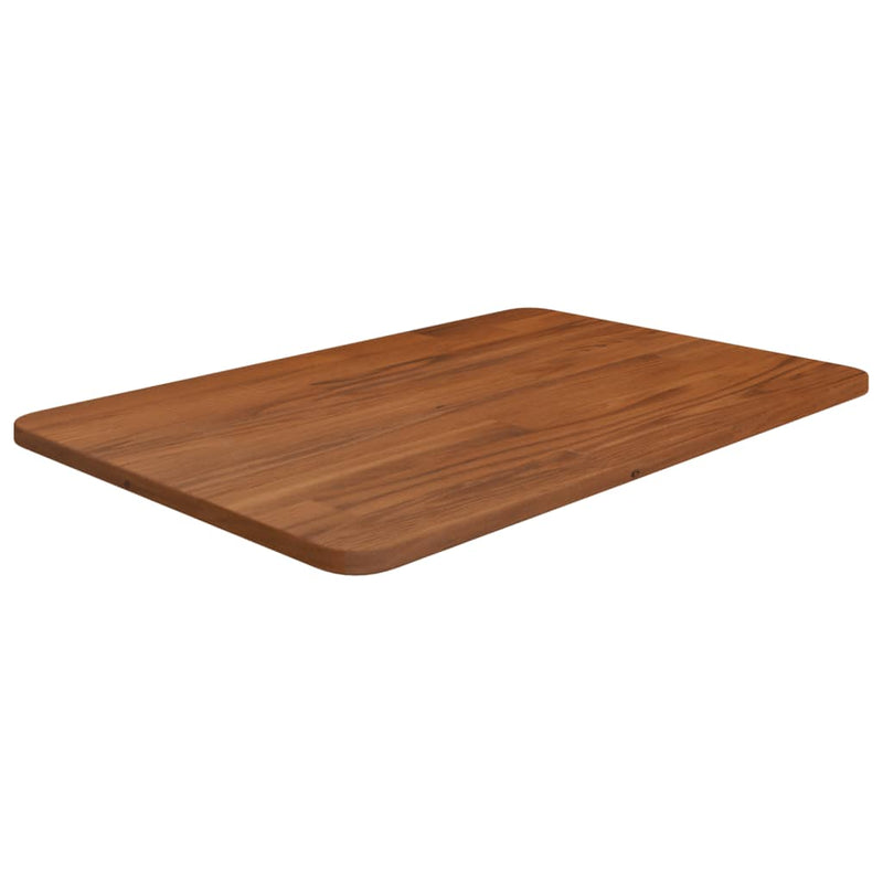 Afbeelding laden in galerijviewer, Vidaxl wastafelblad 60x40x1,5cm behandeld massief hout donkerbruin
