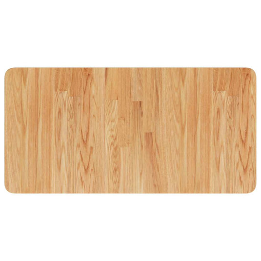 Vidaxl wastafelblad 80x40x2,5cm behandeld massief hout lichtbruin