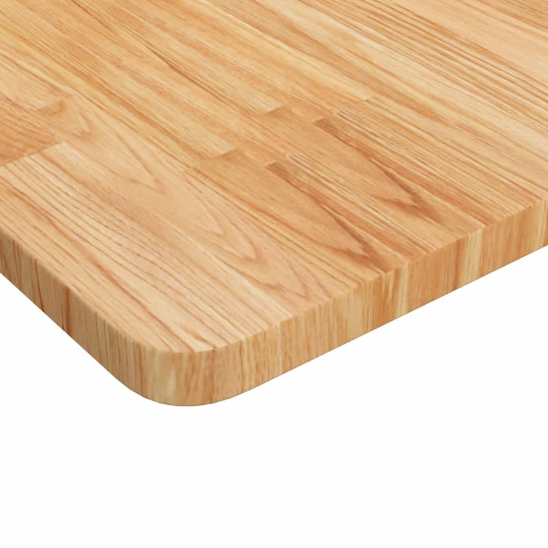 Afbeelding laden in galerijviewer, Vidaxl wastafelblad 100x50x2,5cm behandeld massief hout lichtbruin
