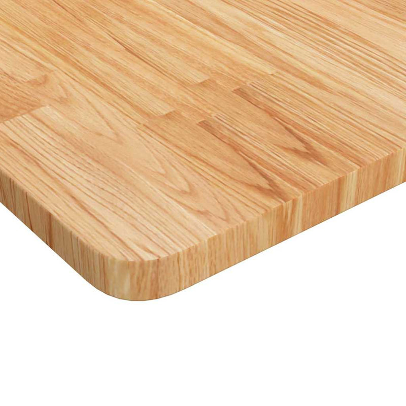 Afbeelding laden in galerijviewer, Vidaxl wastafelblad 100x60x2,5cm behandeld massief hout lichtbruin
