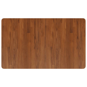 Vidaxl wastafelblad 100x60x2,5cm behandeld massief hout donkerbruin