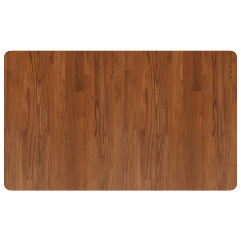 Afbeelding laden in galerijviewer, Vidaxl wastafelblad 100x60x2,5cm behandeld massief hout donkerbruin
