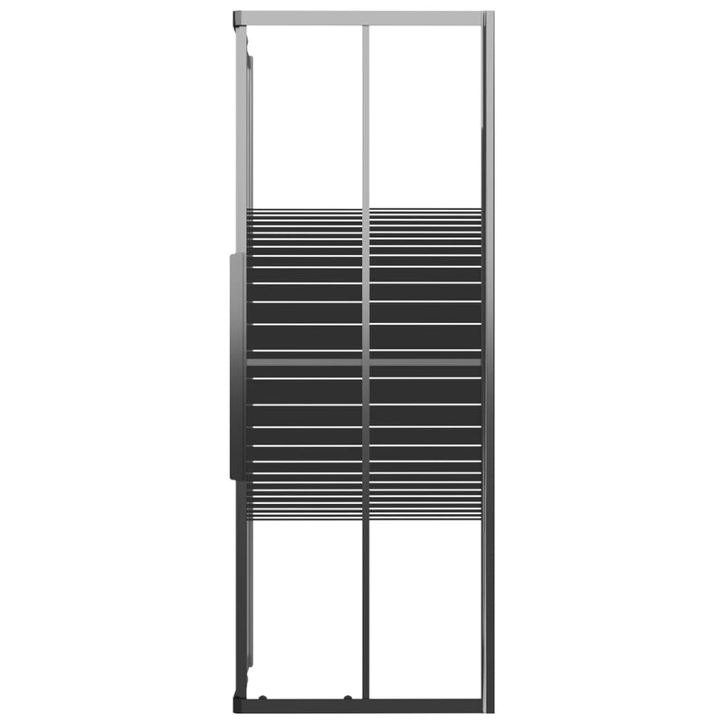 Afbeelding laden in galerijviewer, Vidaxl douchecabine strepen 70x70x180 cm esg zwart

