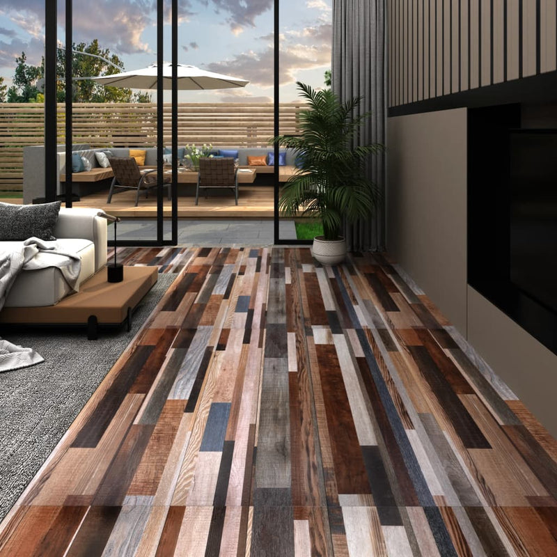 Afbeelding laden in galerijviewer, Vidaxl vloerplanken zelfklevend 2,51 m² 2 mm pvc meerkleurig

