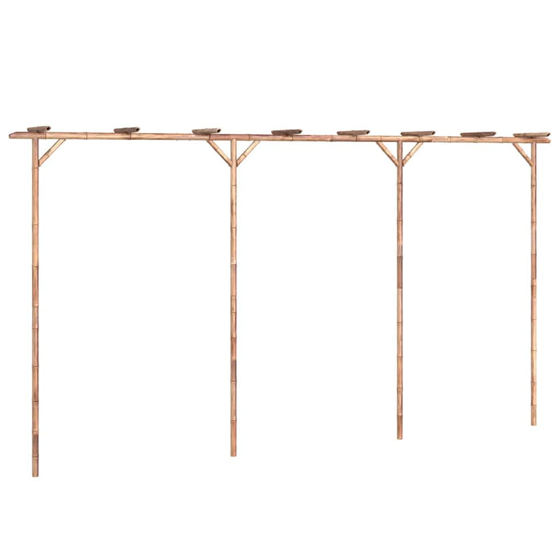 Afbeelding laden in galerijviewer, Vidaxl pergola 385x40x205 cm bamboe
