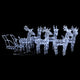 VidaXL Kerstversiering rendieren en slee 320 LED's acryl