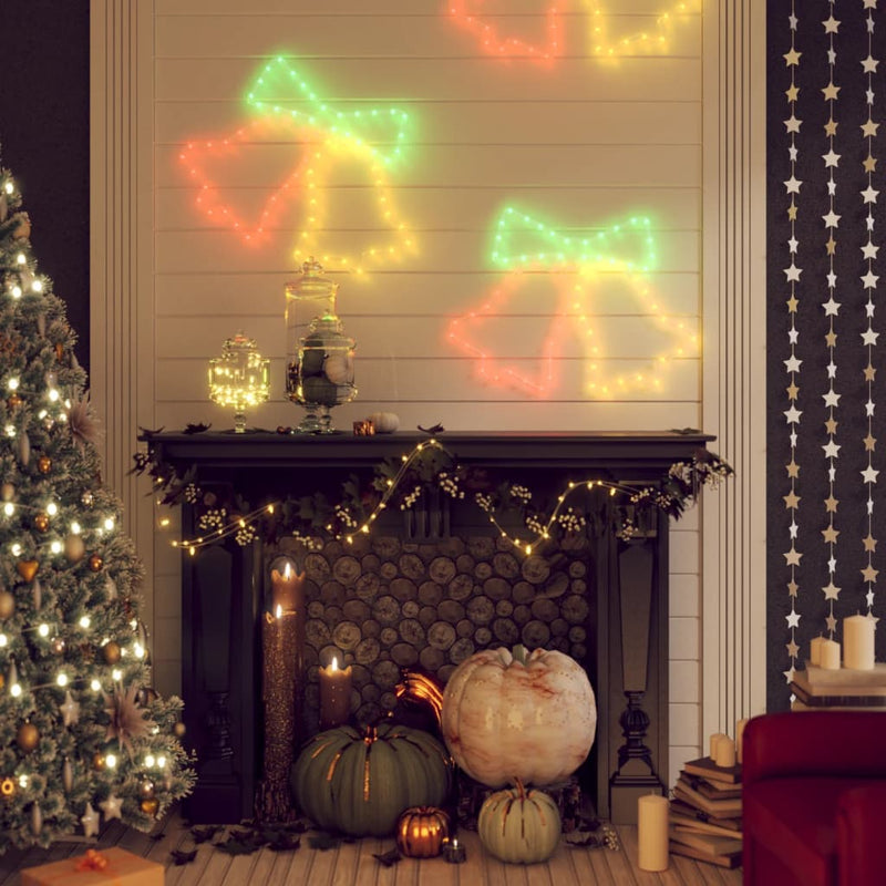 Afbeelding laden in galerijviewer, Vidaxl kerstfiguur klokken met 72 led's 50x56 cm

