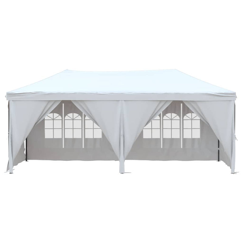 Afbeelding laden in galerijviewer, Vidaxl partytent inklapbaar met zijwanden 3x6 m wit
