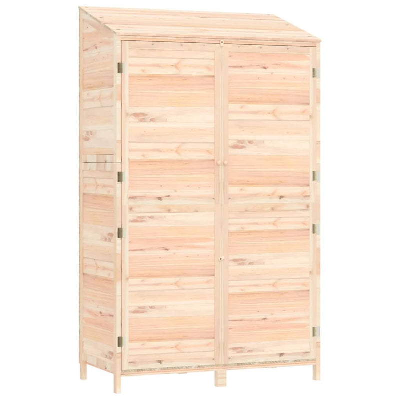Afbeelding laden in galerijviewer, Vidaxl tuinschuur 102x52x174,5 cm massief vurenhout
