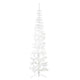 Vidaxl kunstkerstboom half met standaard smal 240 cm wit