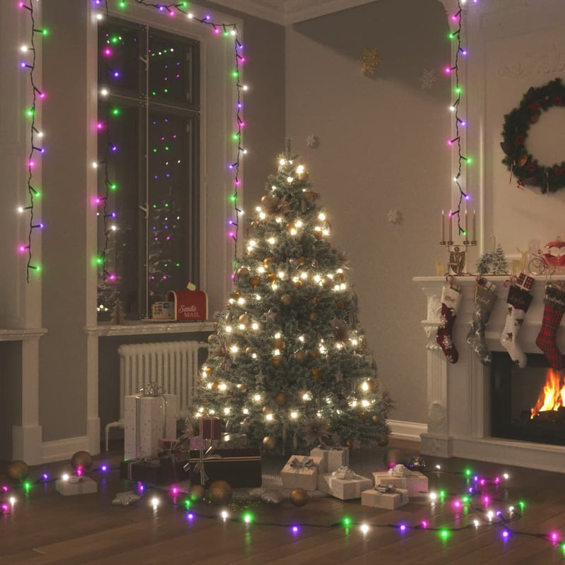 Afbeelding laden in galerijviewer, Vidaxl lichtslinger met 1000 led's pastel meerkleurig 100 m pvc
