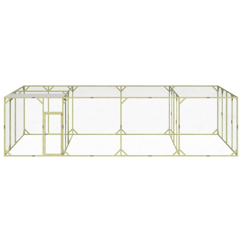Afbeelding laden in galerijviewer, VidaXL Kippenhok 800x400x200 cm geïmpregneerd massief grenenhout
