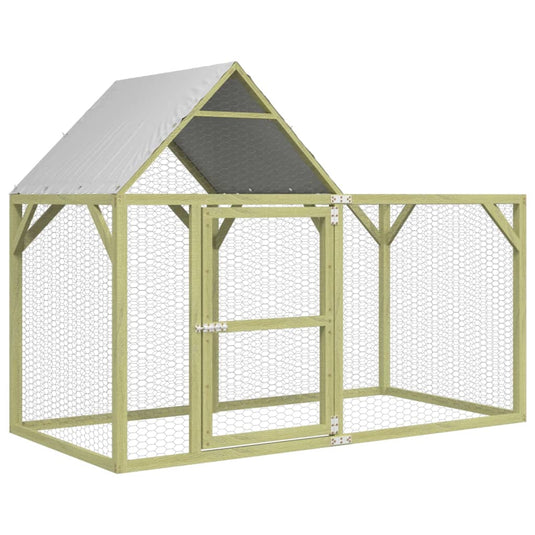 VidaXL Kippenhok 200x100x150 cm geïmpregneerd massief grenenhout