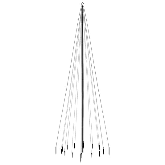 Vidaxl kerstboom met grondpin 1134 led's meerkleurig 800 cm