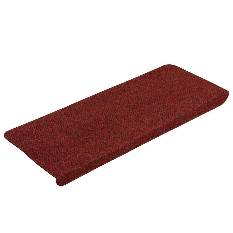 Afbeelding laden in galerijviewer, Vidaxl trapmatten zelfklevend 15 st 65x24,5x3,5 cm rood
