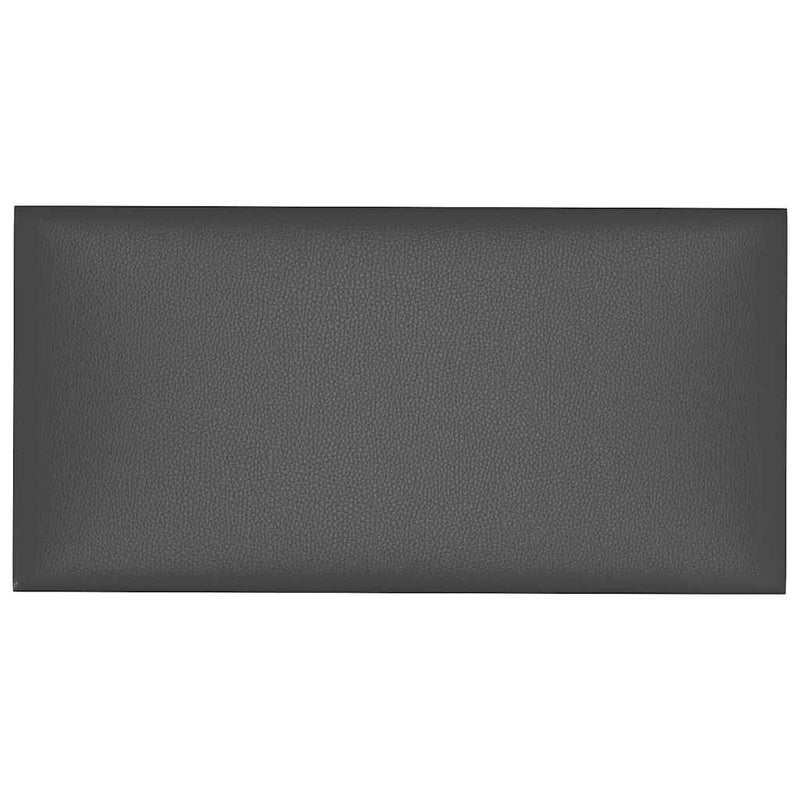 Afbeelding laden in galerijviewer, Vidaxl wandpanelen 12 st 0,54 m² 30x15 cm kunstleer grijs
