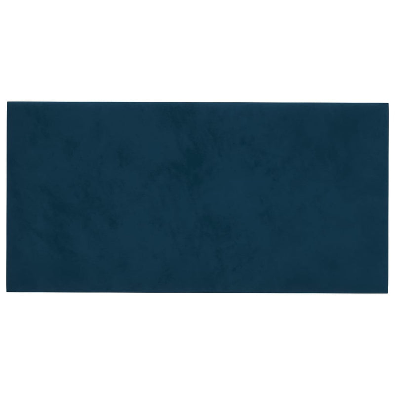 Afbeelding laden in galerijviewer, Vidaxl wandpanelen 12 st 0,54 m² 30x15 cm fluweel blauw
