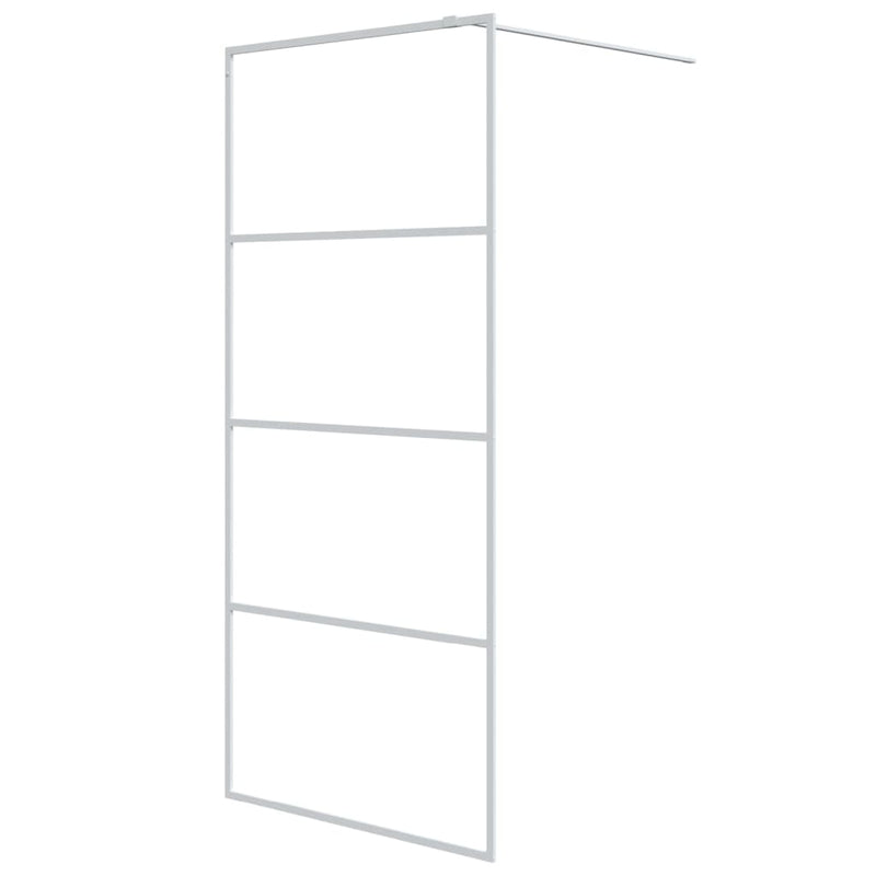 Afbeelding laden in galerijviewer, Vidaxl inloopdouchewand 90x195 cm transparant esg-glas wit
