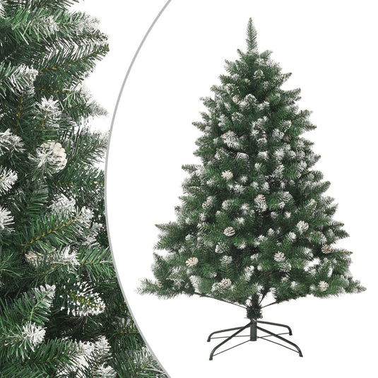 Vidaxl kunstkerstboom met standaard 120 cm pvc