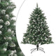 Vidaxl kunstkerstboom met standaard 120 cm pvc