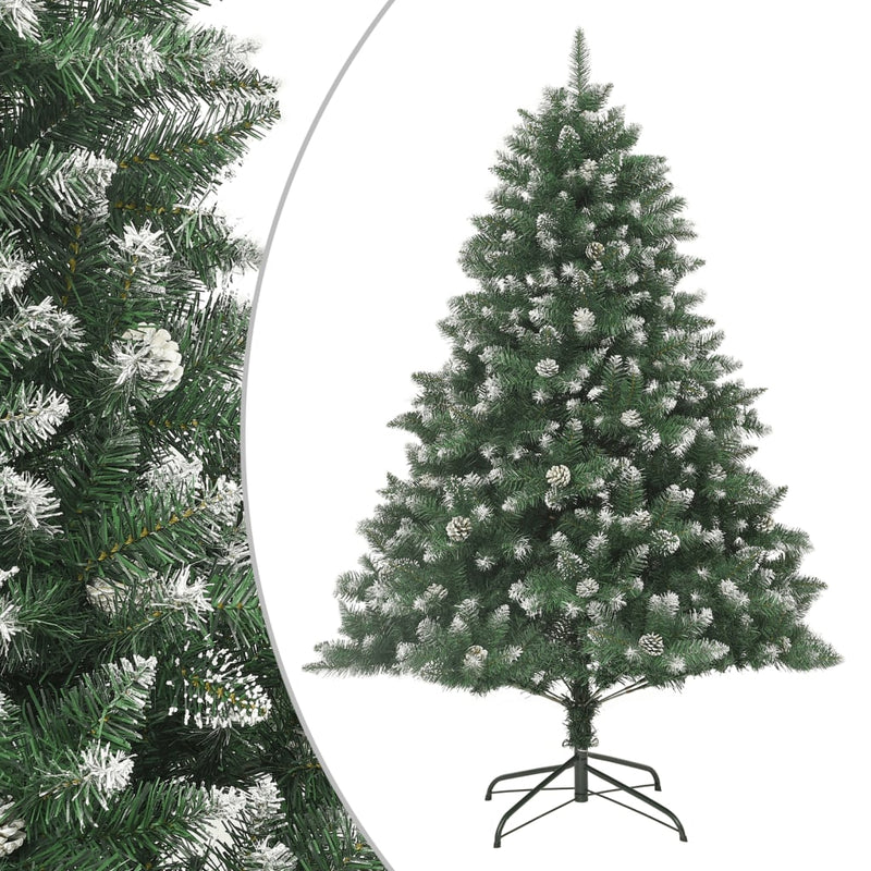 Afbeelding laden in galerijviewer, Vidaxl kunstkerstboom met standaard 210 cm pvc
