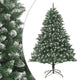 Vidaxl kunstkerstboom met standaard 210 cm pvc