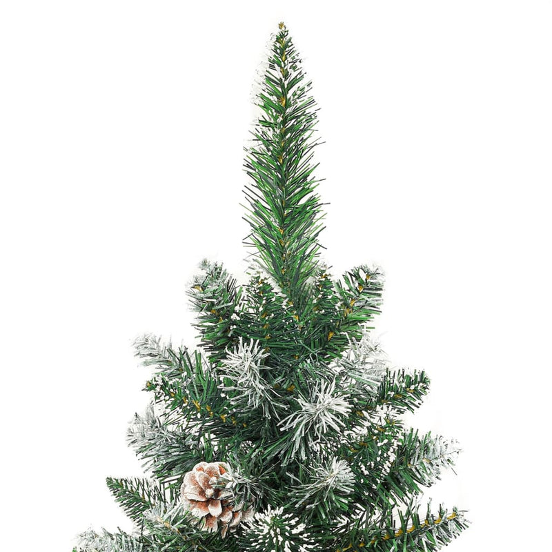 Afbeelding laden in galerijviewer, Vidaxl kunstkerstboom smal met standaard 210 cm pvc
