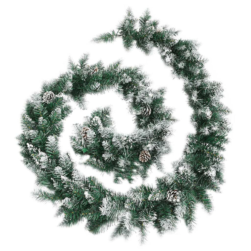 Afbeelding laden in galerijviewer, Vidaxl kerstslinger met led-lampjes 5,2 m pvc groen
