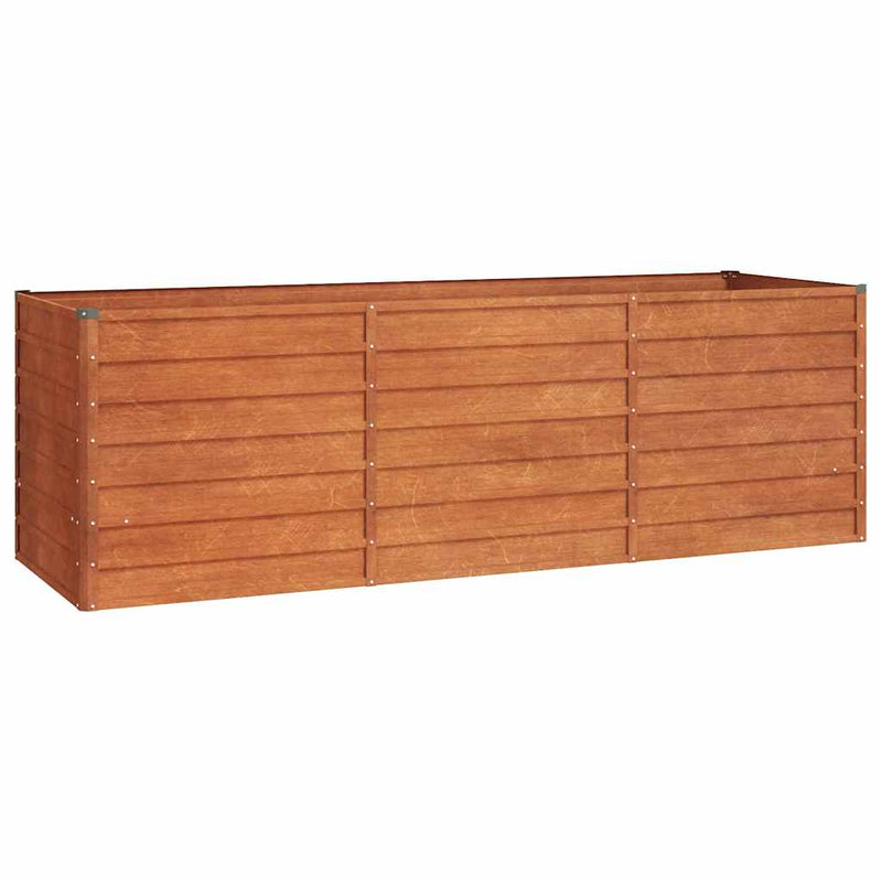 Afbeelding laden in galerijviewer, Vidaxl plantenbak verhoogd 240x80x77 cm cortenstaal roestig

