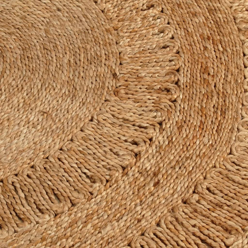 Afbeelding laden in galerijviewer, Vidaxl tapijt rond 150 cm gevlochten jute

