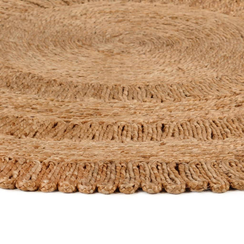 Afbeelding laden in galerijviewer, VidaXL Tapijt rond 180 cm gevlochten jute
