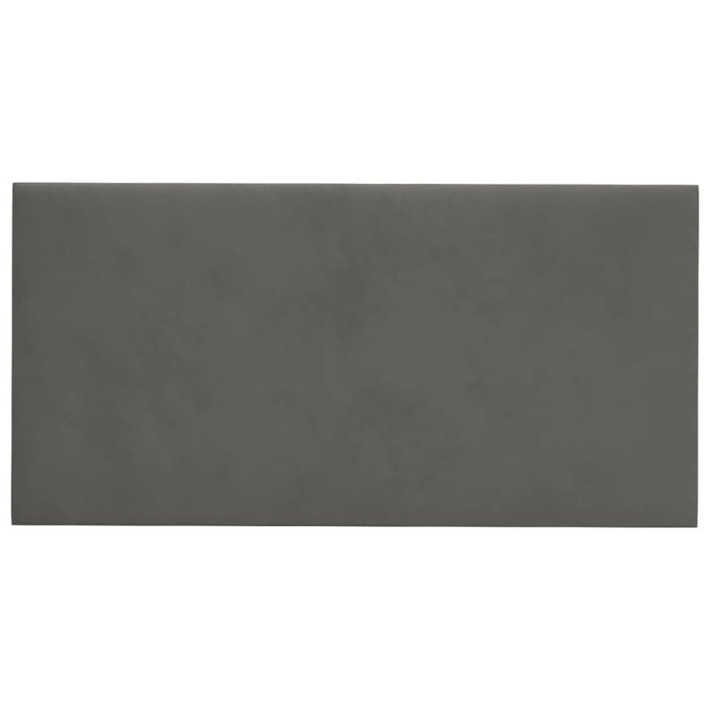 Afbeelding laden in galerijviewer, Vidaxl wandpanelen 12 st 2,16 m² 60x30 cm fluweel donkergrijs
