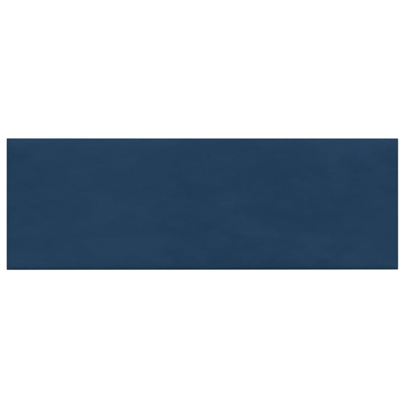 Afbeelding laden in galerijviewer, VidaXL Wandpanelen 12 st 3,24 m² 90x30 cm fluweel blauw
