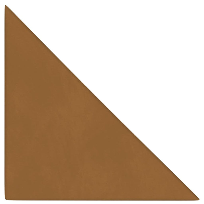 Afbeelding laden in galerijviewer, Vidaxl wandpanelen 12 st 0,54 m² 30x30 cm fluweel bruin
