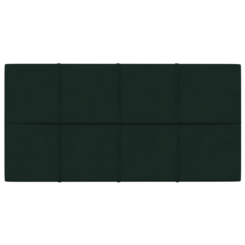 Afbeelding laden in galerijviewer, VidaXL Wandpanelen 12 st 2,16 m² 60x30 cm fluweel donkergroen
