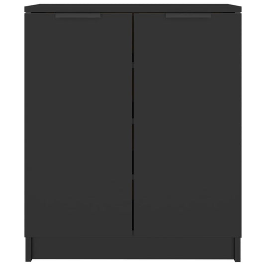 Vidaxl schoenenkast 59x35x70 cm bewerkt hout zwart